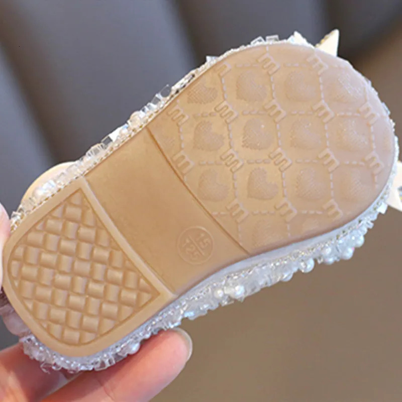Spring Autumn Fashion Girl Princess Baby Toddler Shoes Soft-soled Childrens Flats Leather Shoes Baby Mary Janes Shoes 241213
