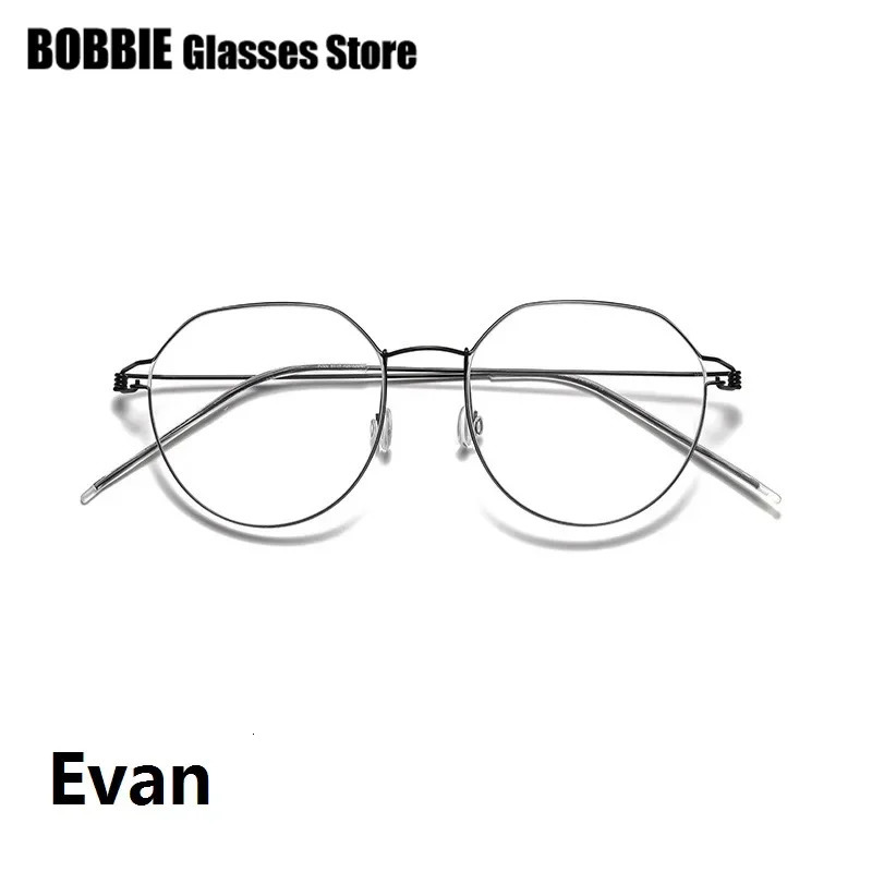 Glasses Frames Men Air Rim Screwless Eyewear Eyeglasses Women Morten Round Square Oval Denmark Korean n 241213