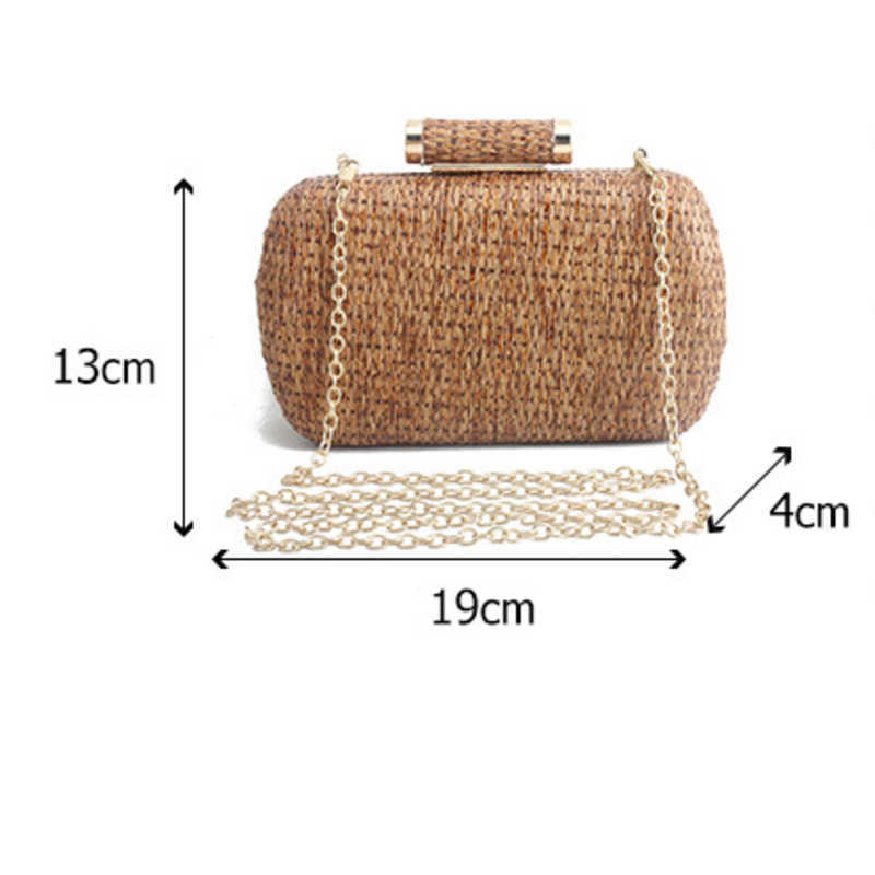 Clutch Bag New Fashion Hand Woven Bag Summer Womens Handheld Shoulder Bags Women Tote Bag 240920