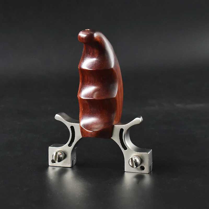 New Arrival Stainless steel slingshot with solid wood grip beginner assisted aiming slingshot adult shooting toy outdoor hunting tool Z241214
