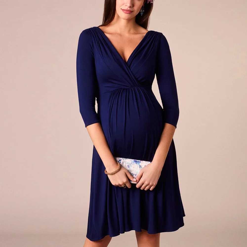 Pregnants Summer Breastfeeding Clothes Nursing Materni for Pregnant Women Fashion Dresses Pregnancy DressXJ241213