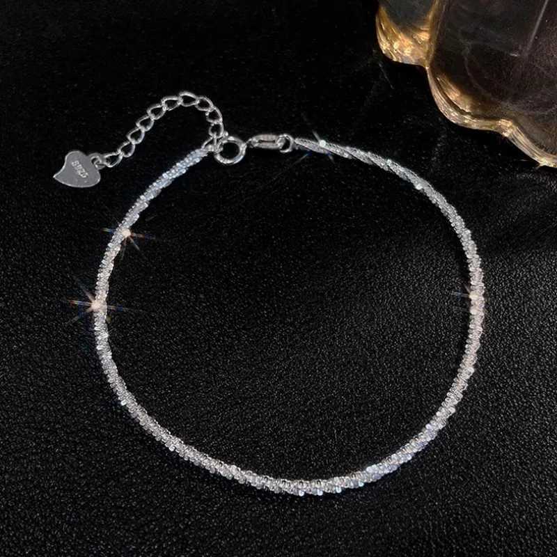 Silver Fashion Color Sparkling Adjustable Bracelets for Women Elegant Fine Bracelet New Wedding Party Jewelry GiftsXJ241214