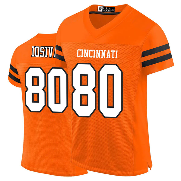 #71 Mims Cities Football Jersey 78 Munoz 85 Ochocinco 91 Hendrickson 83 Erick All 88 Gesicki Hubbard Custom Jerseys