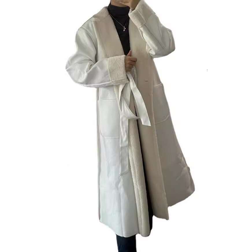 European American Autumn And Winter New Casual Leather Thick Windbreaker Ins Loose Jacket Women's Fashion Quality Classic
