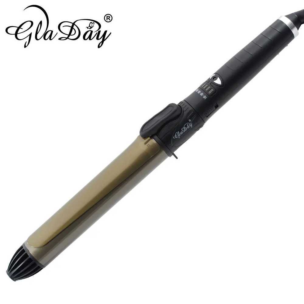 New type of rotating curling iron ceramic curling iron with clip for 360 degree rotation W241214