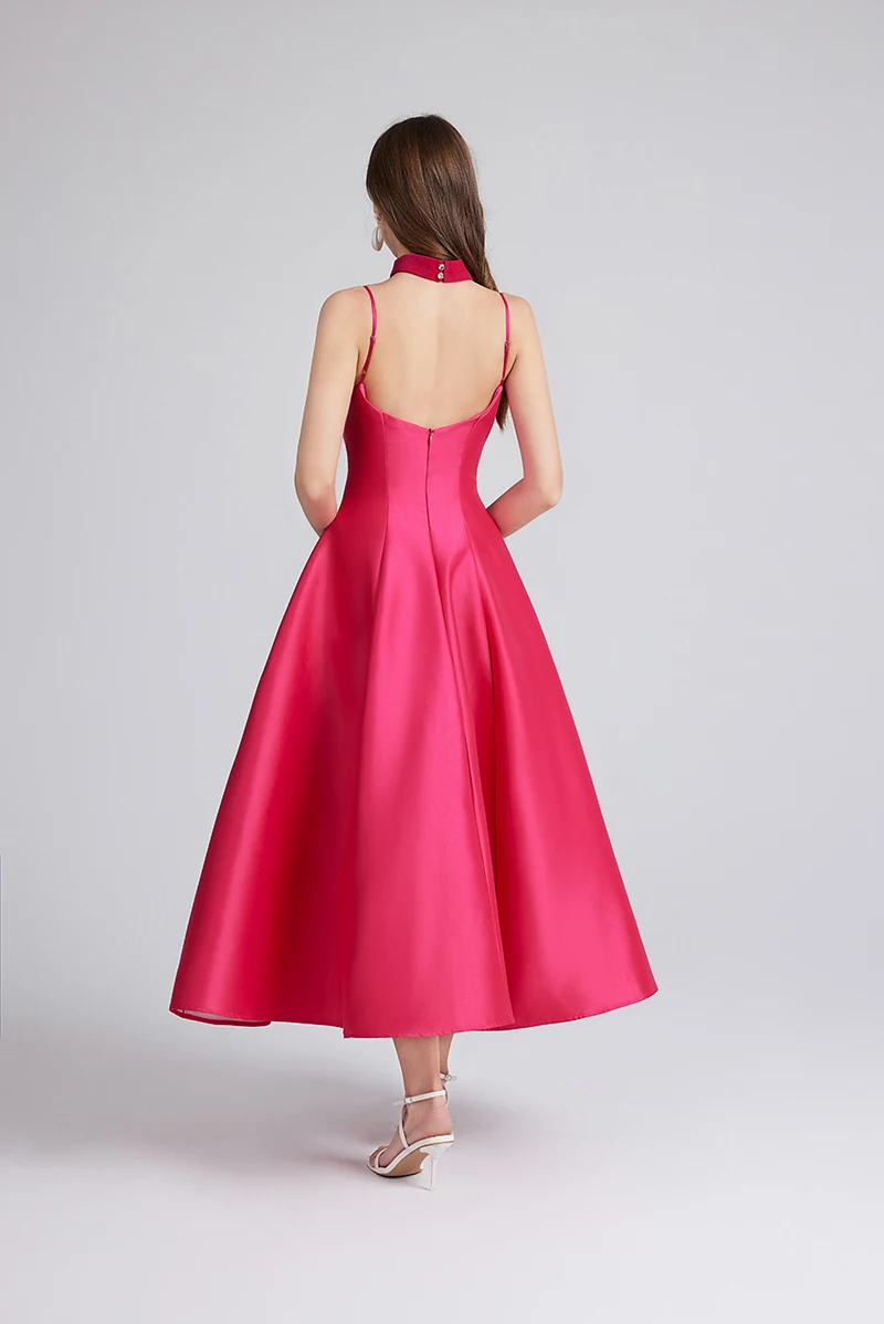 Casual Dresse Summer Holiday Prom Wedding Dress Women Sexy Backless Chest Pad Wrap Corset A Line Pleated Midi Long Dresses Ha