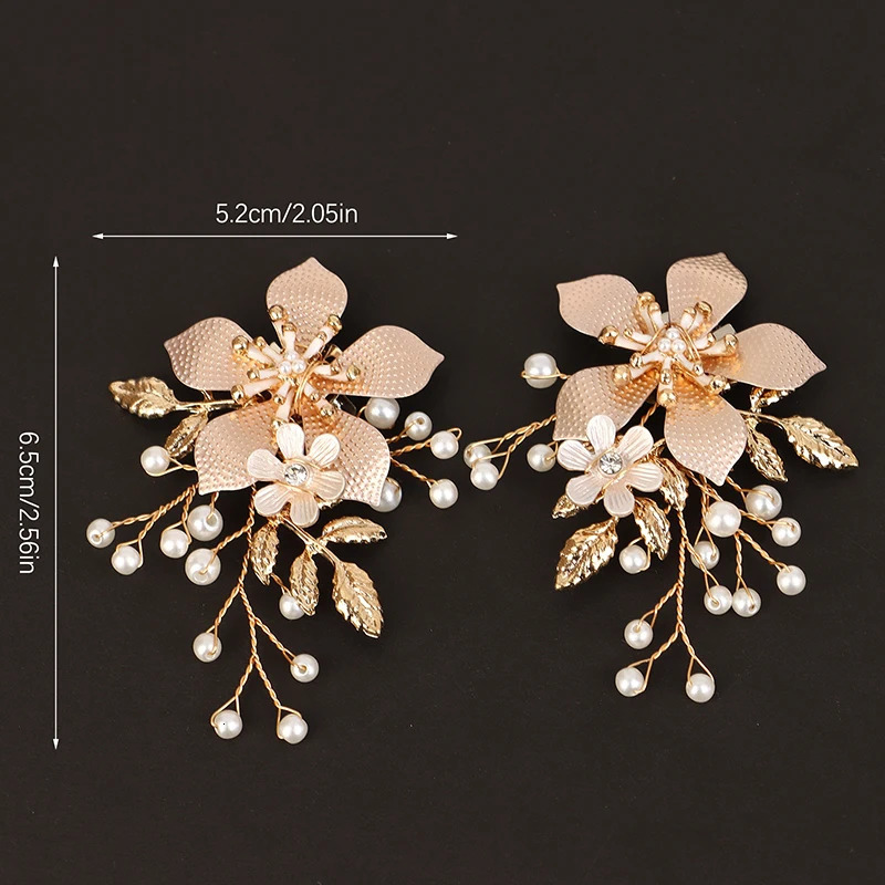 1 pair of rhinestone shoes clip on crystal flower shoes charming decoration wedding party shoes decoration 241213