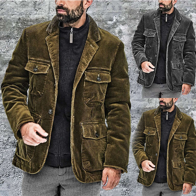 Spring And Autumn New Suit Casual Fashion Solid Color Jacket, Men's Top