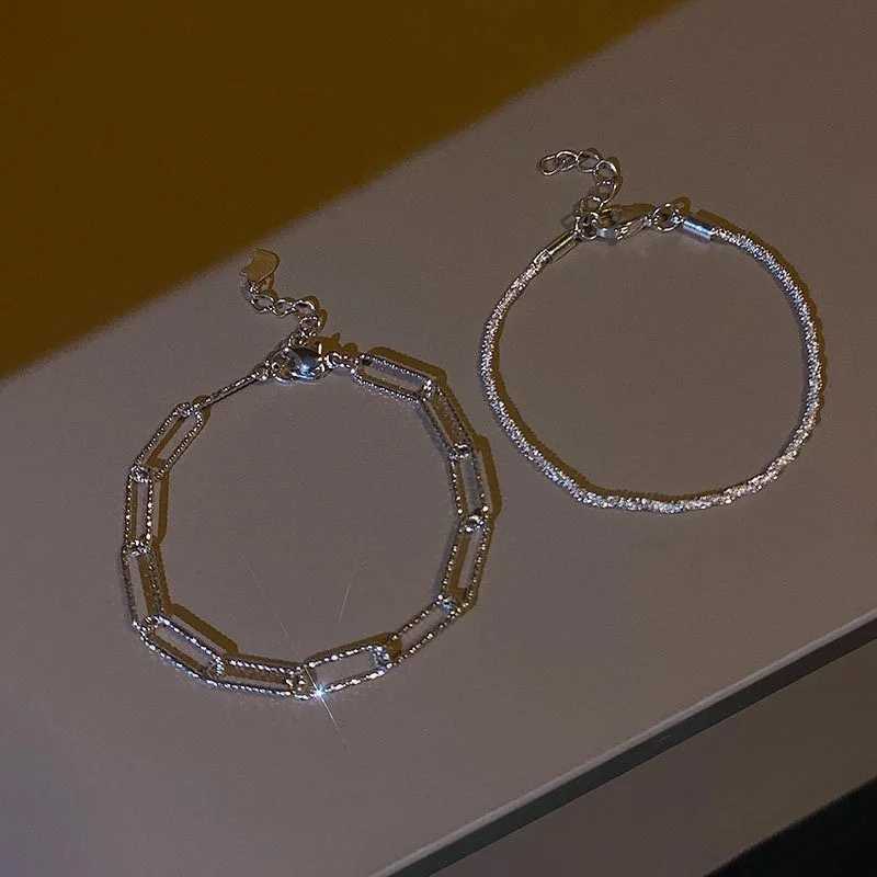 New Fashion Silver Color Gypsophila Adjustable Bracelet Bangle for Women Elegant Sparkling Fine Jewelry Wedding Party GiftXJ241214