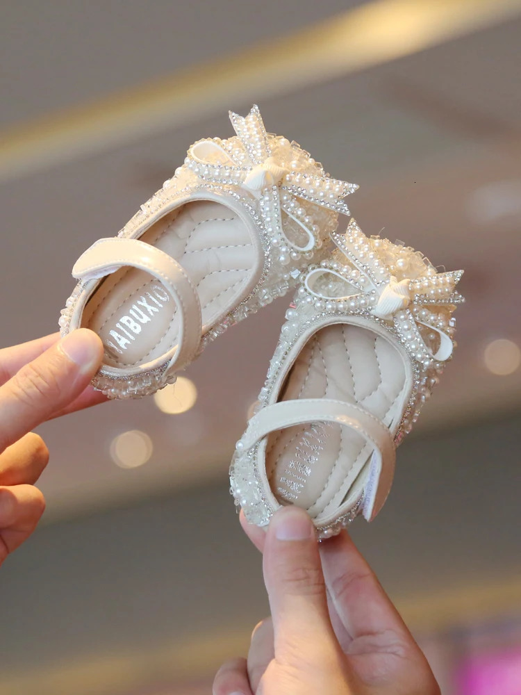 Spring Autumn Fashion Girl Princess Baby Toddler Shoes Soft-soled Childrens Flats Leather Shoes Baby Mary Janes Shoes 241213