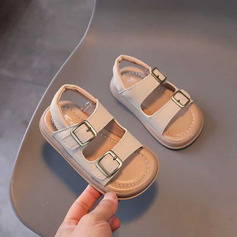 Sandals T-tied Toddlers Boys Girls Sandals Summer Children Beach Shoes Kids Fashion Sandals Anti-sliperry School Casual Sandals H04171 H241213