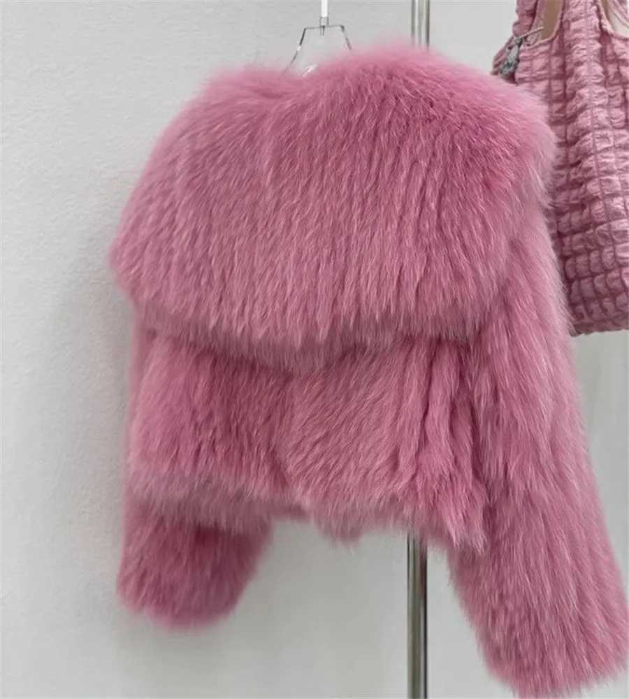 New Winter Warm Artificial Fur Trench Coat Womens Thick Plush Fluffy Jacket Womens Lazy Jacket Luxury Clothing Open Top X241214