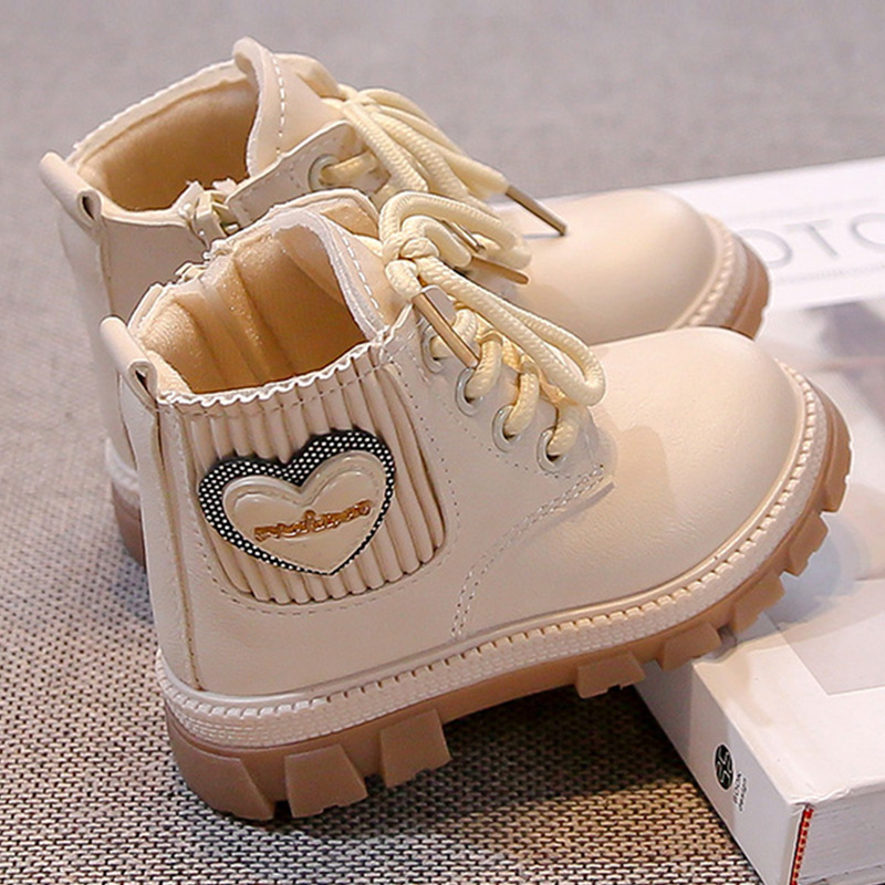 Girl Shoe Spring Fashion Girl Boots Child Shoes Kidsnest Soft Sole Comfort Toddler Winter Boot Daily Princess Kids Ankle Boots Size 21 - 30