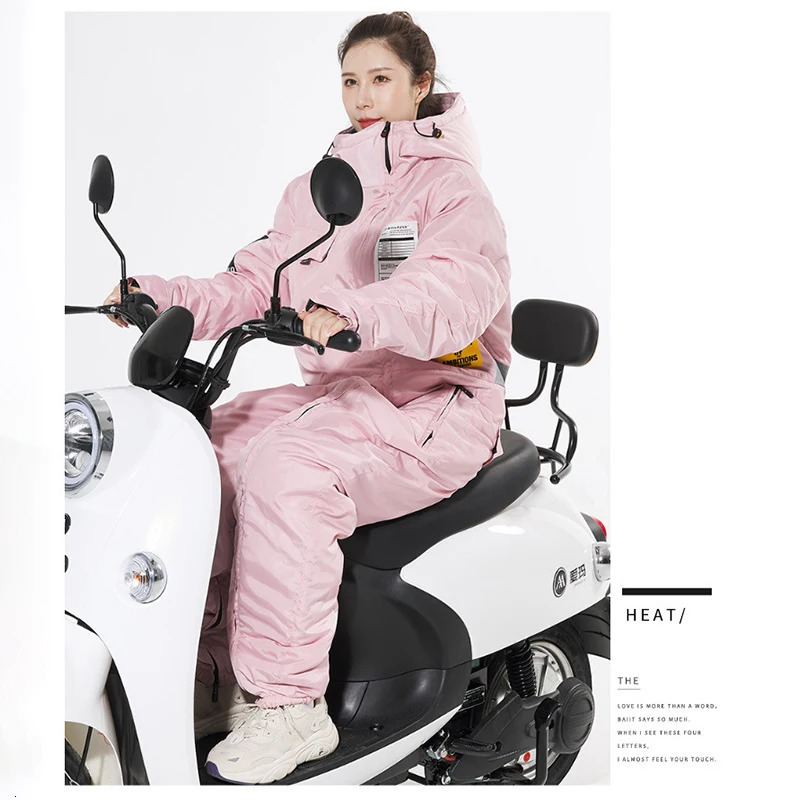 Motorcycle Jacket Winter ColdProof Windproof Suit Motorcycle Cross-country Equipment Mens and Womens Ski Fishing Suit Velvet 241213