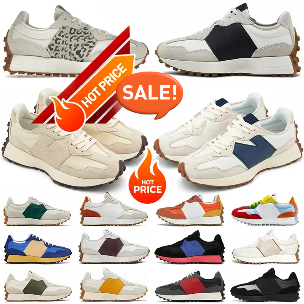 chaussure designer shoes 327 Blalance New Running men women shoes Designer Casual Shoes Classic Grey White Black Mens Womens Trainers Outdoor sports Sneakers fc