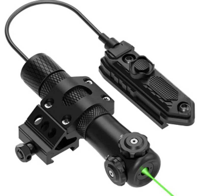 Red/Green Laser Sight Tool-free Adjustment Green Dot Rif Scope with 20mm Picatinny Mount and Prure Switch IncludedXJ241214