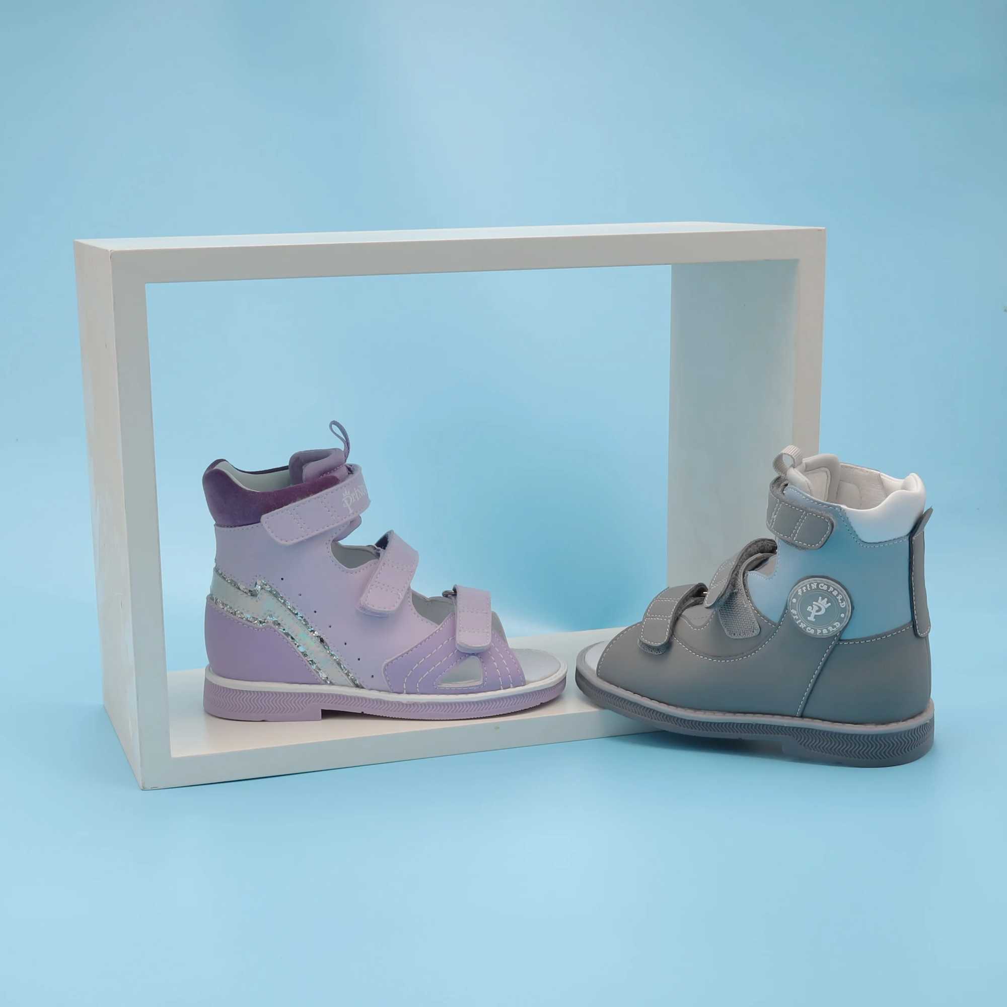 Sandals Princepard Children Orthopedic Sandals Summer Kids Correcting Shoes with Arch Support Insole Therapy Clubfoot Footwear H241213