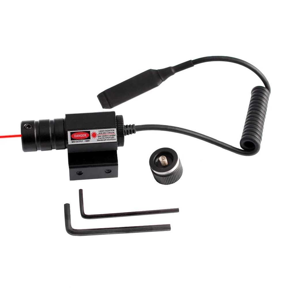 New Red Dot Laser Sight for Picatinny and Rif with 635-655nm Adjustab 11mm/20mm Picatinny/Weaver Mount Tactical HuntingXJ241214