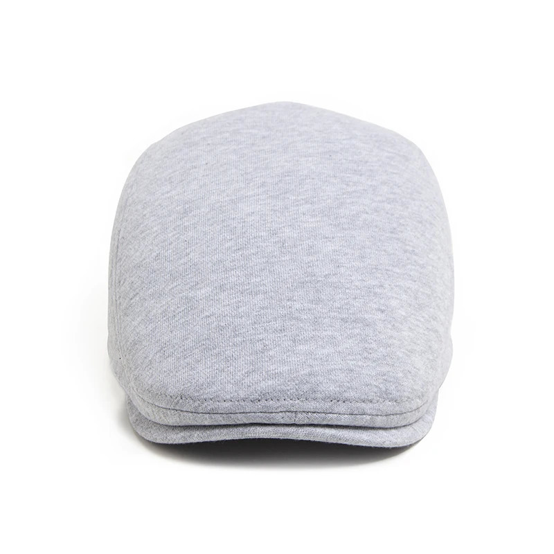 sboy Caps Men Casual Vintage Beret Knitted Cotton Cabbie Hat Autumn Winter Fashion Women Warm Flat Cap Unisex Adjustable 241214