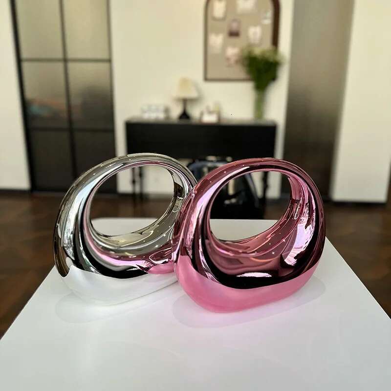 New Golden Evening for Women PVC Wrist Bag Dinner Party Wedding Round Handle Clutch Purse 2024 Designer Handbag