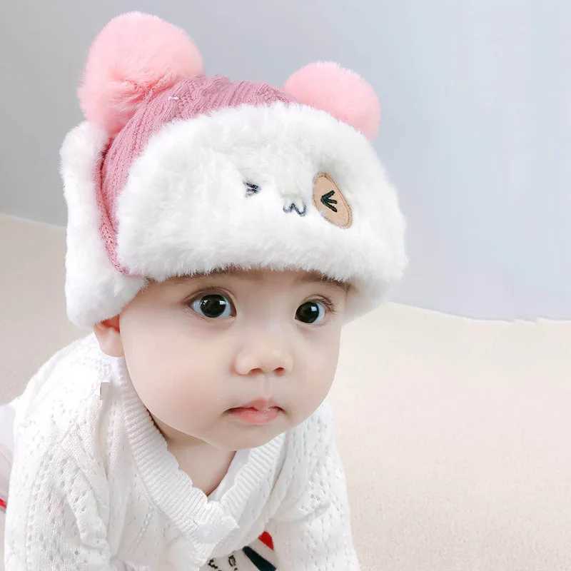 Winter Hunting Hat for Boys and Girls Waterproof and Warm Baby Wool Bean Hat W241213