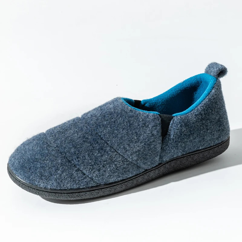 Litfun Warm Fur Men Slippers Winter Indoor Nonslip High Quality Fuzzy House Slides Memory Foam Flat Cotton Shoes Fluffy 241214