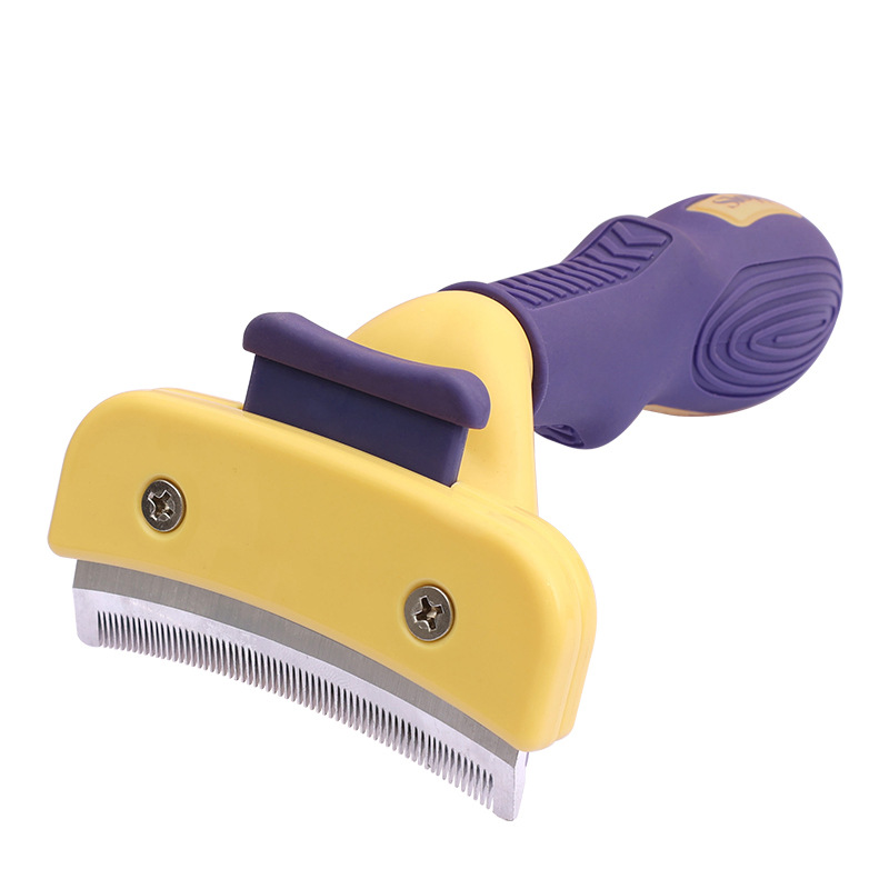 Pet automatic Hair removal comb Cat hair float knife Cat dog comb Beauty supplies knot scraper