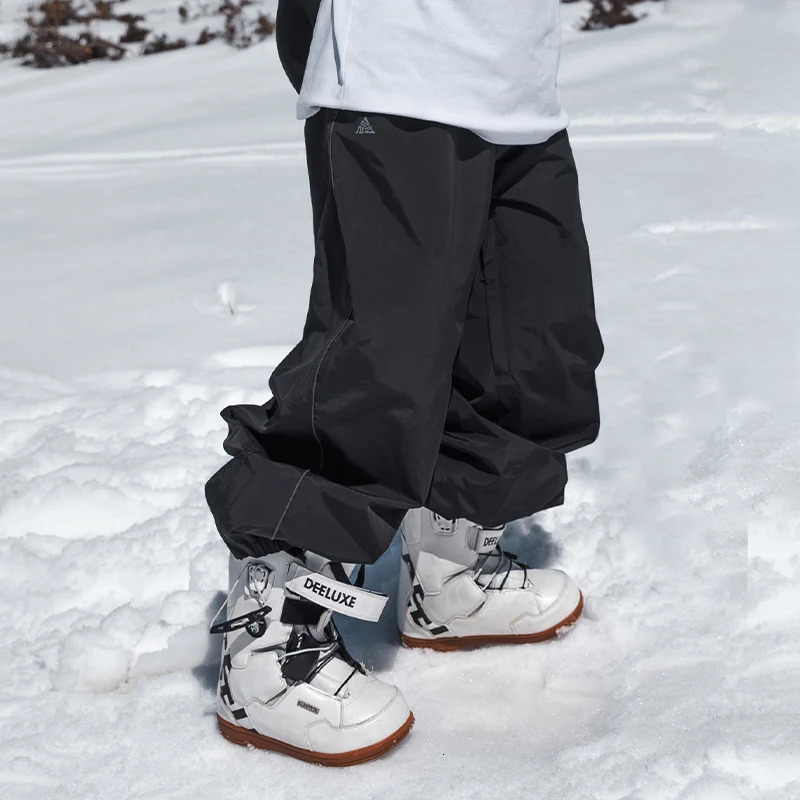 Ski pants are waterproof wear-resistant and windproof Single board skiing for men and women 241213