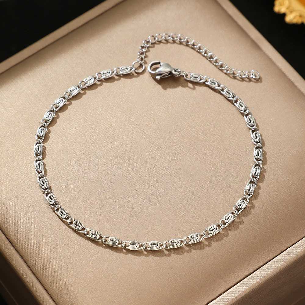 Stainl Steel Bracelet New Style Simplicity Subtlety Per Clip Chain Lightweight Luxury Bracelet For Women Jewelry Daily WearXJ241214