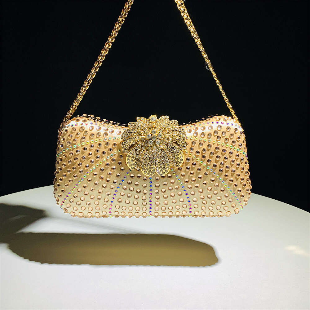 Women Fushia/Sier/Black Handbags Gold/Blue Crystal Evening Lady Clutches Wedding Shoulder Bags Party Handbag and Purses