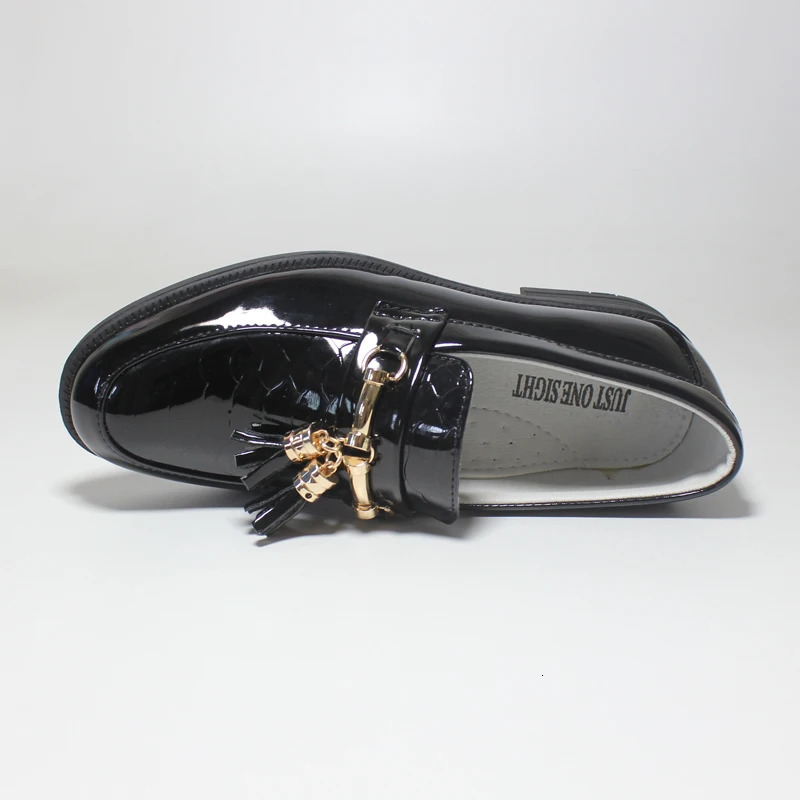 Boys Shoes Round Toe Tasseled Casual Slip On Loafers Kids Smart Spanish Page Boy Wedding Dress Formal Soft Rubber Sole Flats 241213