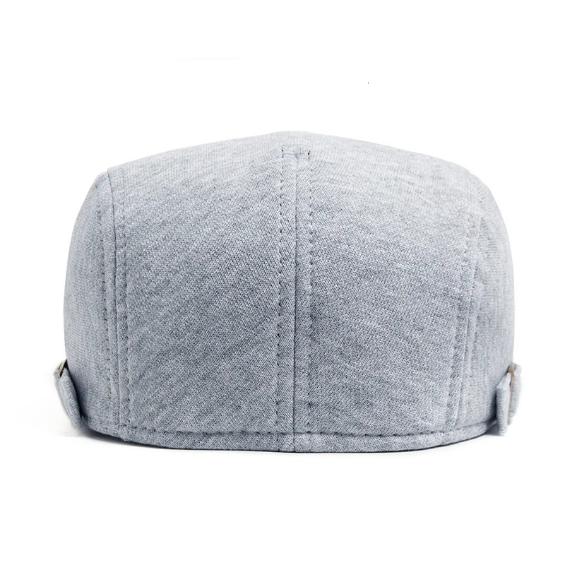 Fashion Unisex Beret Men Autumn Winter Knitted Cotton Flat Cap Women Warm Hat Soft Berets Vintage Casual sboy Caps Adjustable 241214