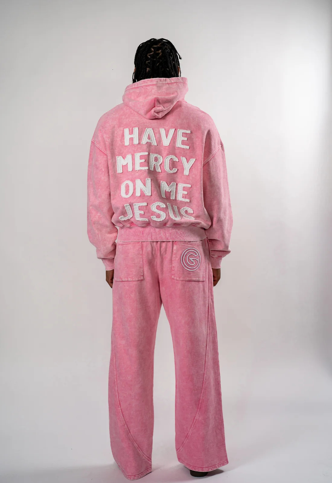 American High Street Streetwear Sweatpants Solid Color Striped Straight Loose Harajuku Same Style for Men and Women 241214