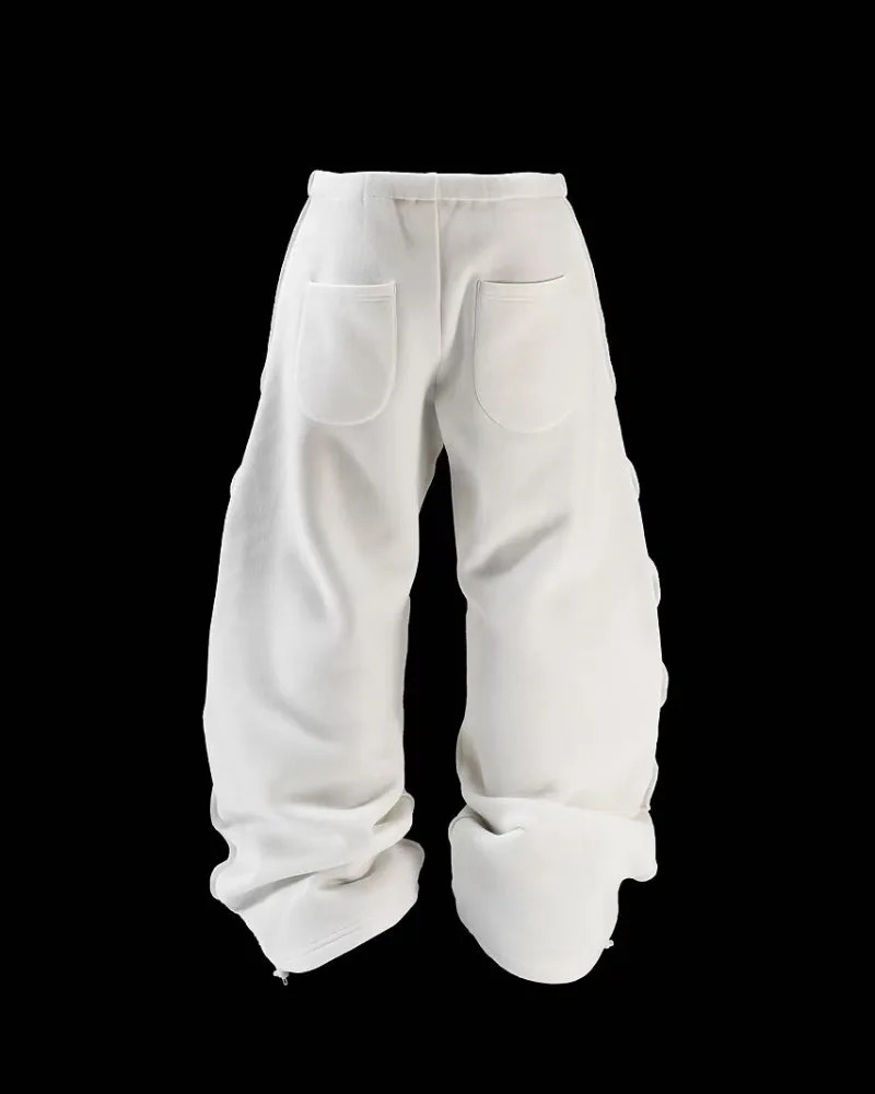 Fashion Harajuku Streetwear Men Y2k pants Hip hop trend casual wideleg Retro High Street Goth couple baggy sweatpants 241214