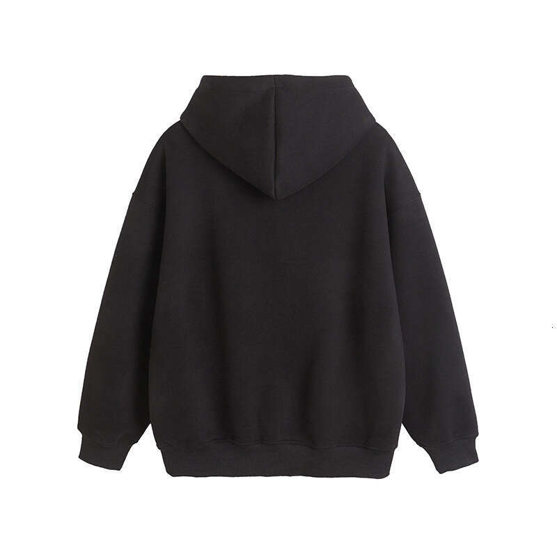 Autumn Heavyweight Hoodie Men's Korean Version Solid Color American Hooded Cardigan Trendy Couple Versatile Jacket