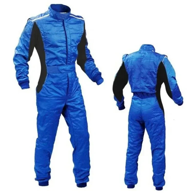 Four Seasons Car Off Road Kart One Piece Racing Suit Waterproof Adult and Childrens Wear Resistant Fashion Racing Suit 241213