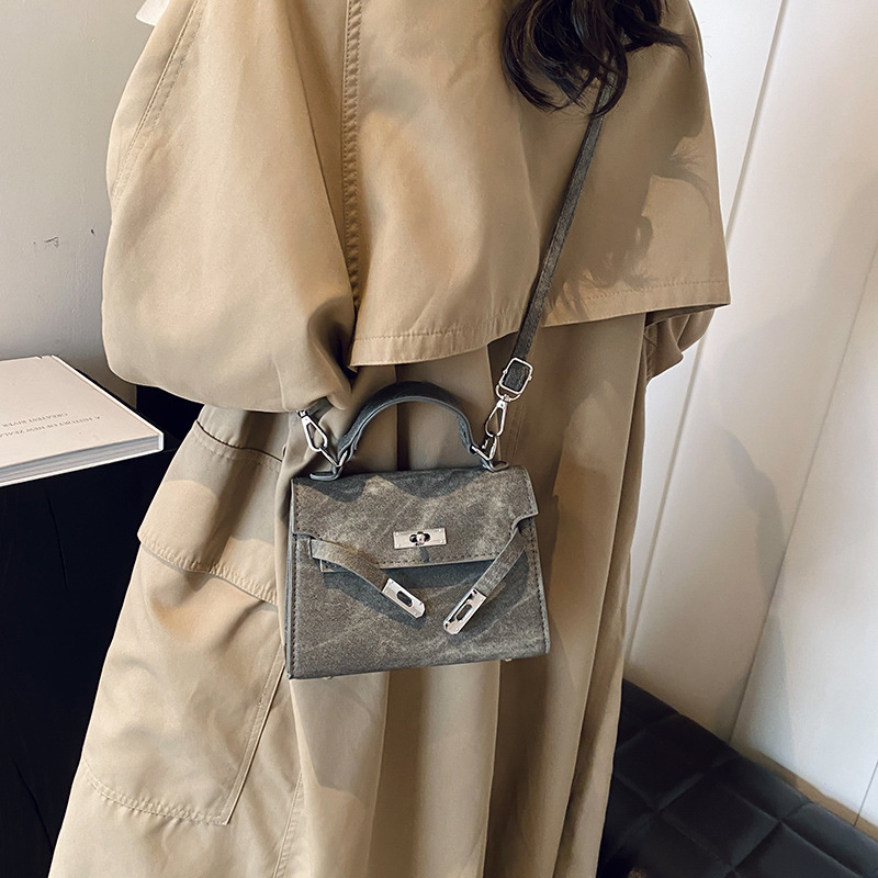Designer Handbags For Women Kelly Style, Crossbody & Handheld, Grey, Black, Khaki, Brown, Blue - Western Look New Free Delivery Designer Bag