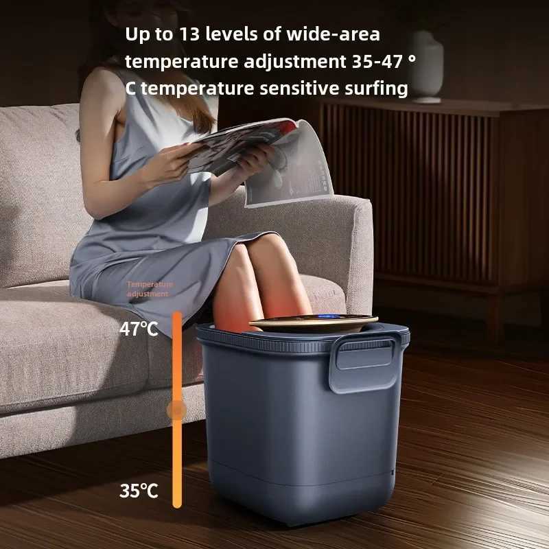 Other Home Appliances Automatic Electric Massage Footbath Machine Constant Temperature Heated Foot Massage Bath Ozone Sterilization Bath Foot S2412132