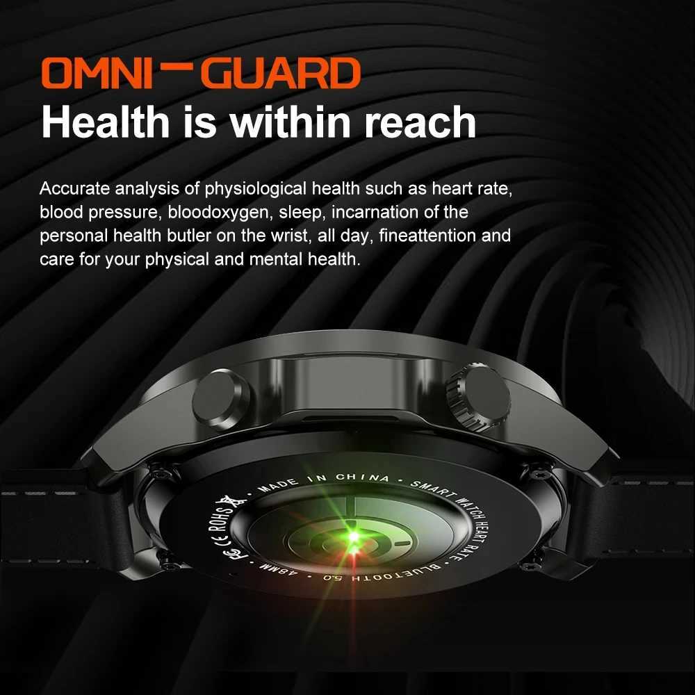 High Quality New Outdoor Military DK68 Mens Smart Watch NFC Access Control Unlock BT Wireless Call Health Sports Womens Smart Watch O241213