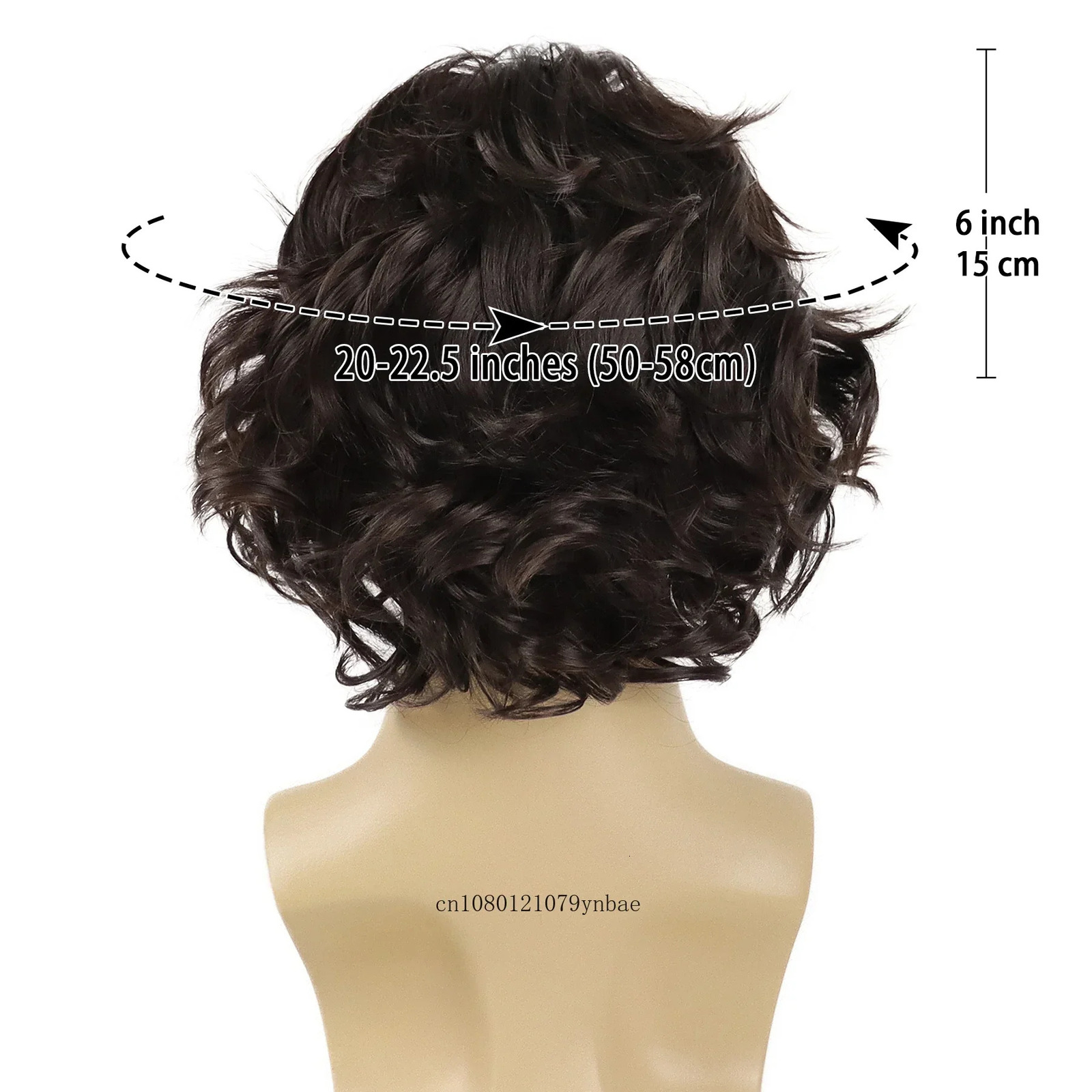 Dark Brown Wigs for Men Synthetic Hair Curly Wig with Side Bangs Short Male Wig Cosplay Carnival Party Costume Wig Casual Style 241213