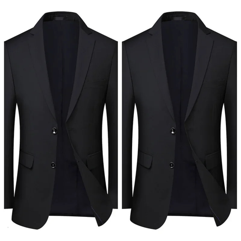 Highquality solid color suit vest trousers Mens business formal 32 bridegroom and man 241211