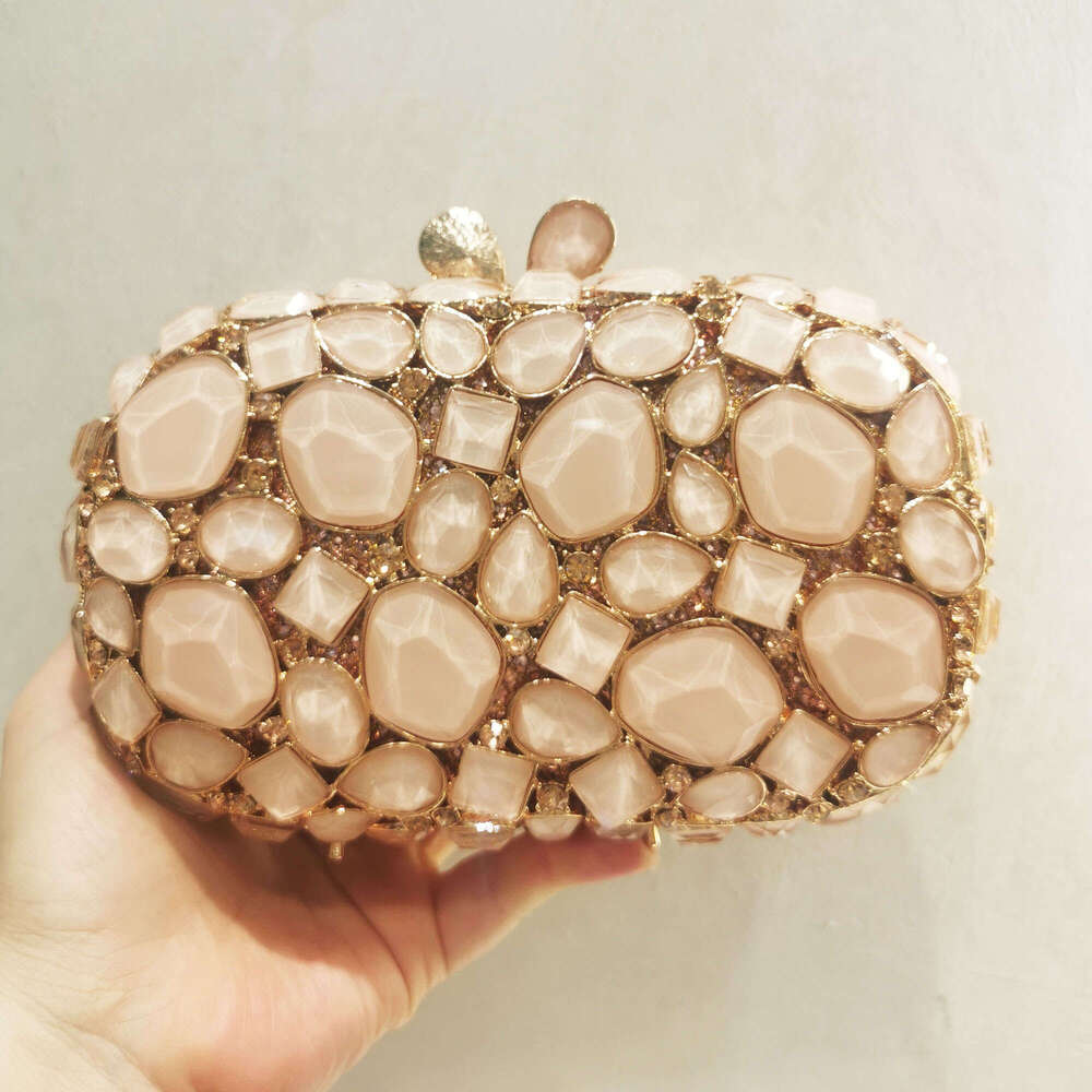 XIYUAN Women Gold/Sier Crystal Evening Bags Ladies Dia Minaudiere Wedding Shell Clutch Purse Stones Handbags and Purses