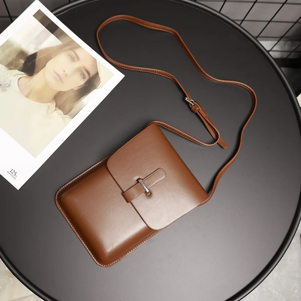 Mini Men Crossbody Fashion Male Shoulder Bags Leather Man Phone Bag