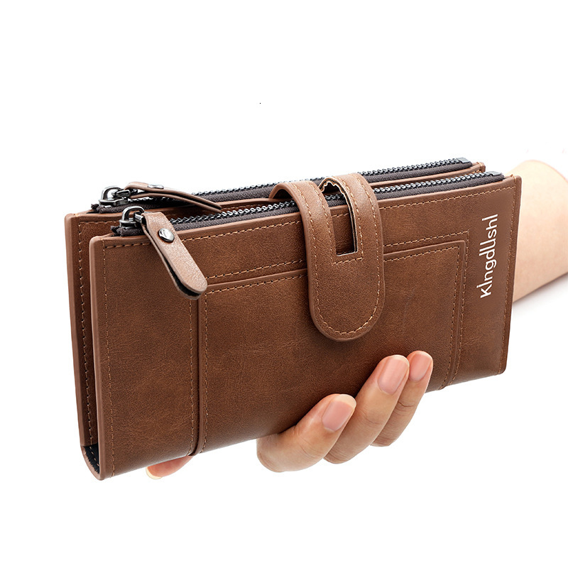 New Women's Long Fashion Phone PU Leather Multi Card Handheld Bag Zero Wallet