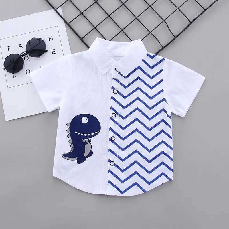 Clothing Sets Summer Casual Newborn Baby Boy Toddler Clothes Set animal Dinosaur Shirt Tops short Pants 2Pcs/sets Cotton Kids Outfits Clothing H241214