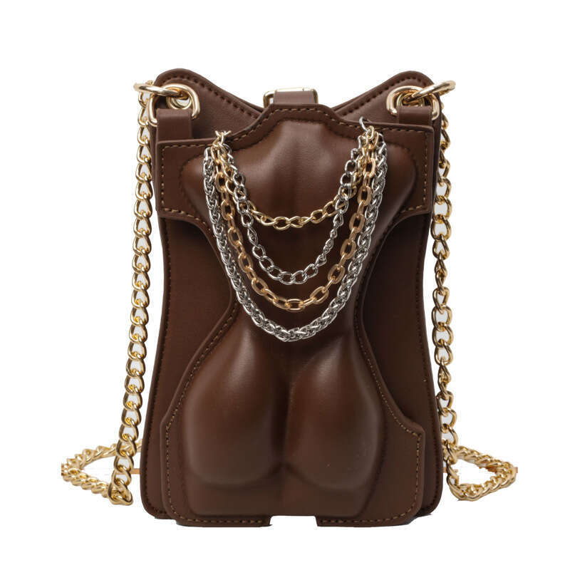 Spicy girl style niche design chain crossbody small square women's summer high-end phone bag 2024 temperament versatile new trend clothing ins