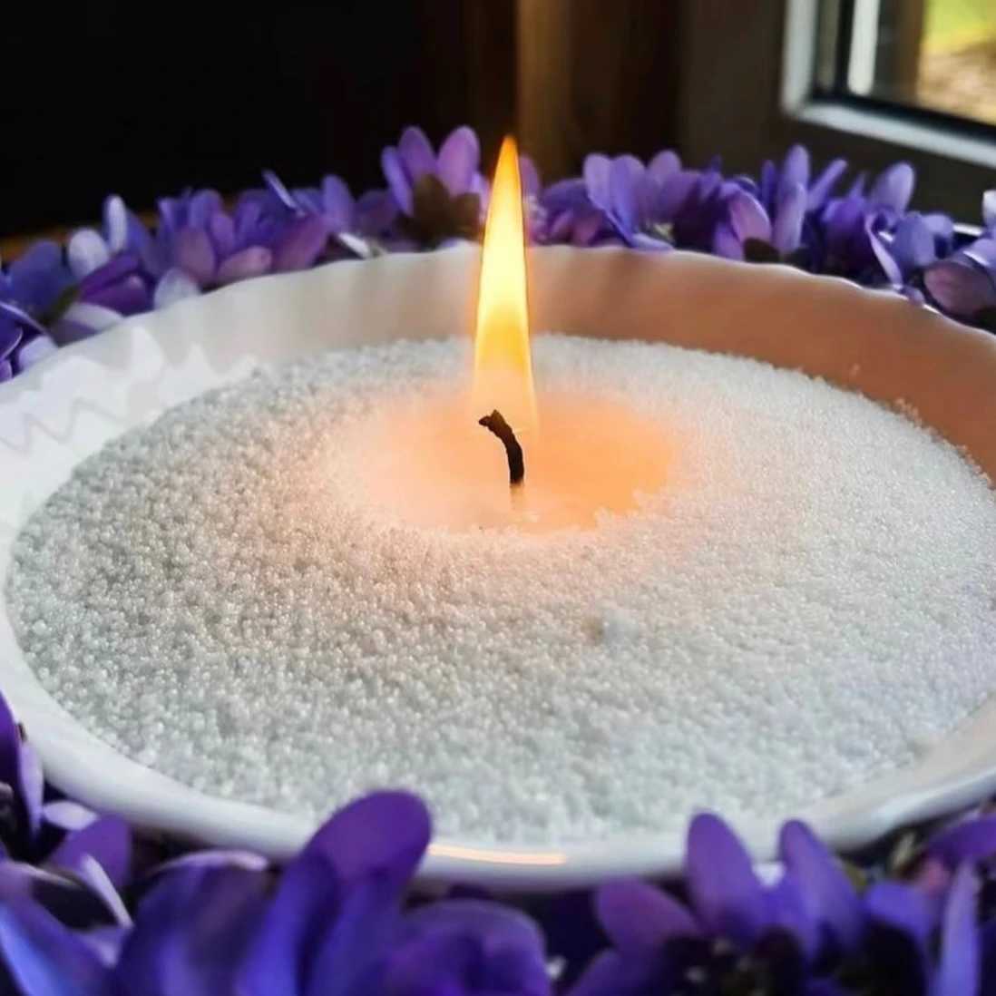 Ins Hot Pearled Candle DIY Sand Wax Scented Candle Set Floating Candles with Candle s Luxury Christmas Home DecorationC241214