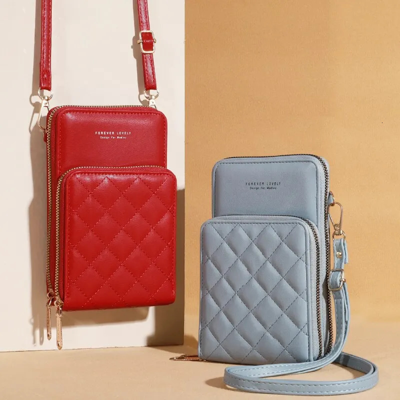 Mobile Phone Bag Female Student Shoulder Small Shoulder Bag Pocket Change Bag Hand in Hand with Wallet Mobile Phone Bag 241213