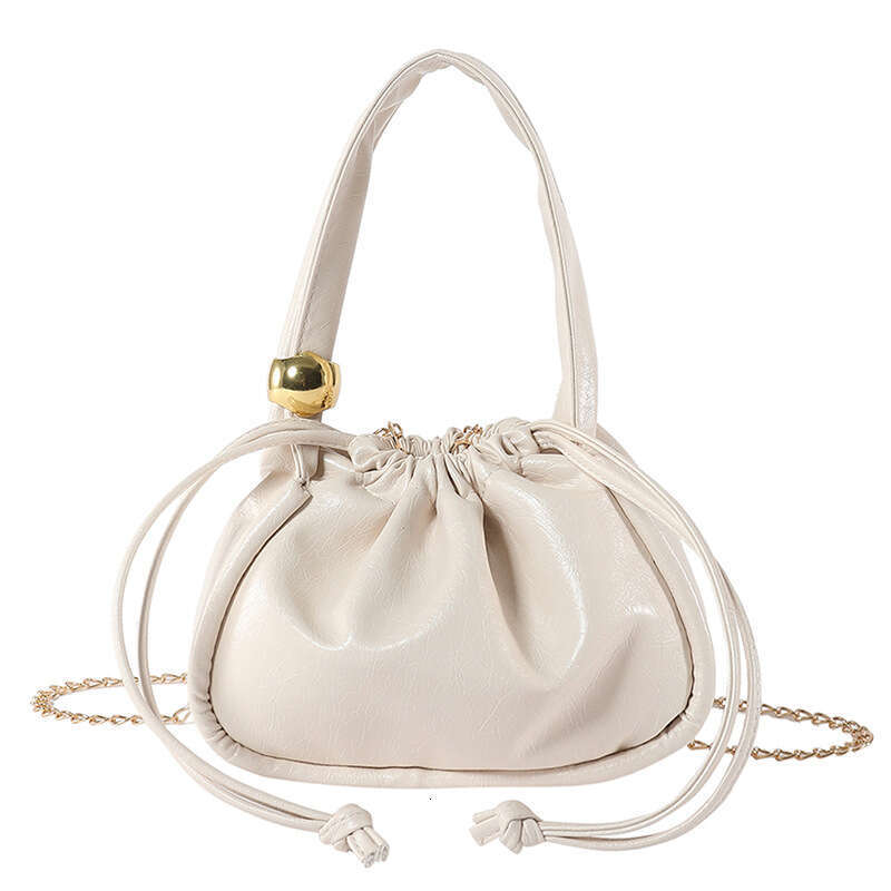 French style trendy handbag for women 2024, high-quality hand-held water bucket, lucky spicy girl niche single shoulder crossbody bag, 2024 new casual