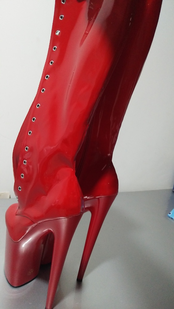 Nightclub Stage Pole Dance 20Cm High Boots.Princess Thick - Soled Waterproof Platform With Sexy Dancing Shoes